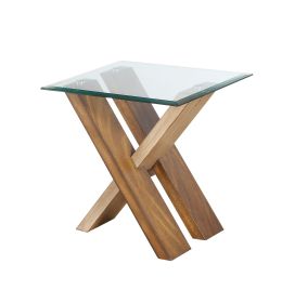 Tasha - End Table - Light Brown