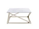 Zurich - Faux White Marble Top - White