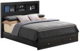 Glory Furniture Burlington G2450D-FSB2 Full Storage Bed , Black