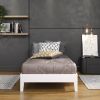 Nix - Twin Platform Bed - White