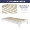 Nix - Twin Platform Bed - White