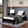 Nix - Twin Platform Bed - Black