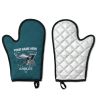 [Personalization Only] Official NFL Eagles Personalized Apron and BBQ Mitt Set