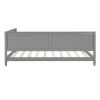 Full Size Wood Daybed/Sofa Bed, Gray