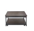 Prescott - Lift-Top Square Cocktail Table - Brown