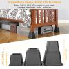 8Pcs Furniture Risers 500kg 1100lbs Capacity Bed Lifters Adjustable Couch Table Chair Risers