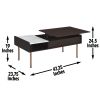 Carrie - Lift-Top Coffee Table - Brown