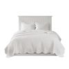 3 Piece Reversible Scalloped Edge Quilt Set